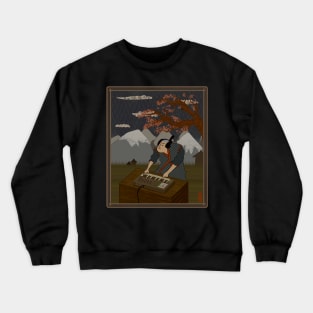 Japanese Style Funny Synthesizer Player Crewneck Sweatshirt